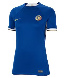 Alternative view of Chelsea Nike Women's 2023/24 Home Stadium Replica Custom Jersey - Blue