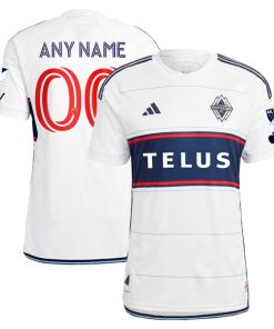 Vancouver Whitecaps FC adidas 2024 Bloodlines Authentic Custom Jersey - White