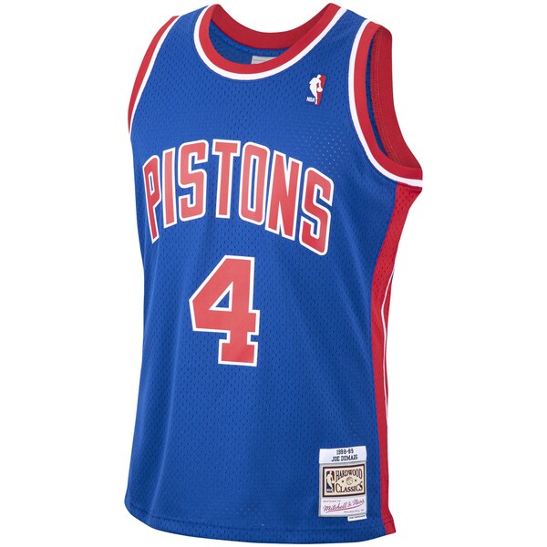 Joe Dumars Detroit Pistons 1988/89 Hardwood Classics Swingman Jersey - Blue - Image 2