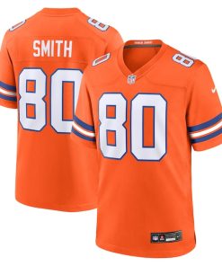 Rod Smith Denver Broncos Nike Mile High Collection 1977 Throwback Retired Player Game Jersey - Orange