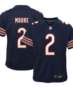 D.J. Moore Chicago Bears Nike Youth Game Jersey - Navy