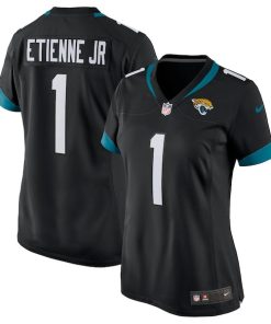 Alternative view of Travis Etienne Jacksonville Jaguars Nike Women's Game Jersey - Black/Teal
