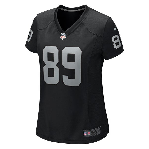 Brock Bowers Las Vegas Raiders Nike Women's Team Game Jersey - Black - Image 2