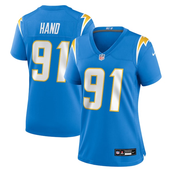 Da'Shawn Hand Los Angeles Chargers Nike Women's Team Game Jersey - Powder Blue
