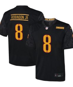 Brian Robinson Jr. Washington Commanders Nike Youth Game Jersey - Black
