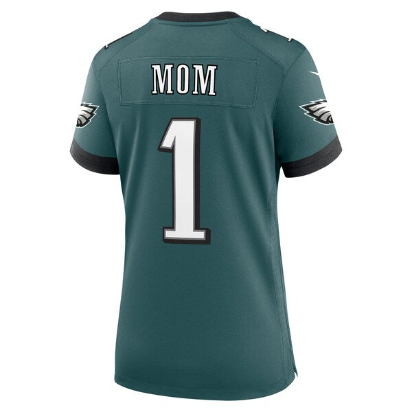 Philadelphia Eagles Nike Women's #1 Mom Game Jersey - Midnight Green - Image 3