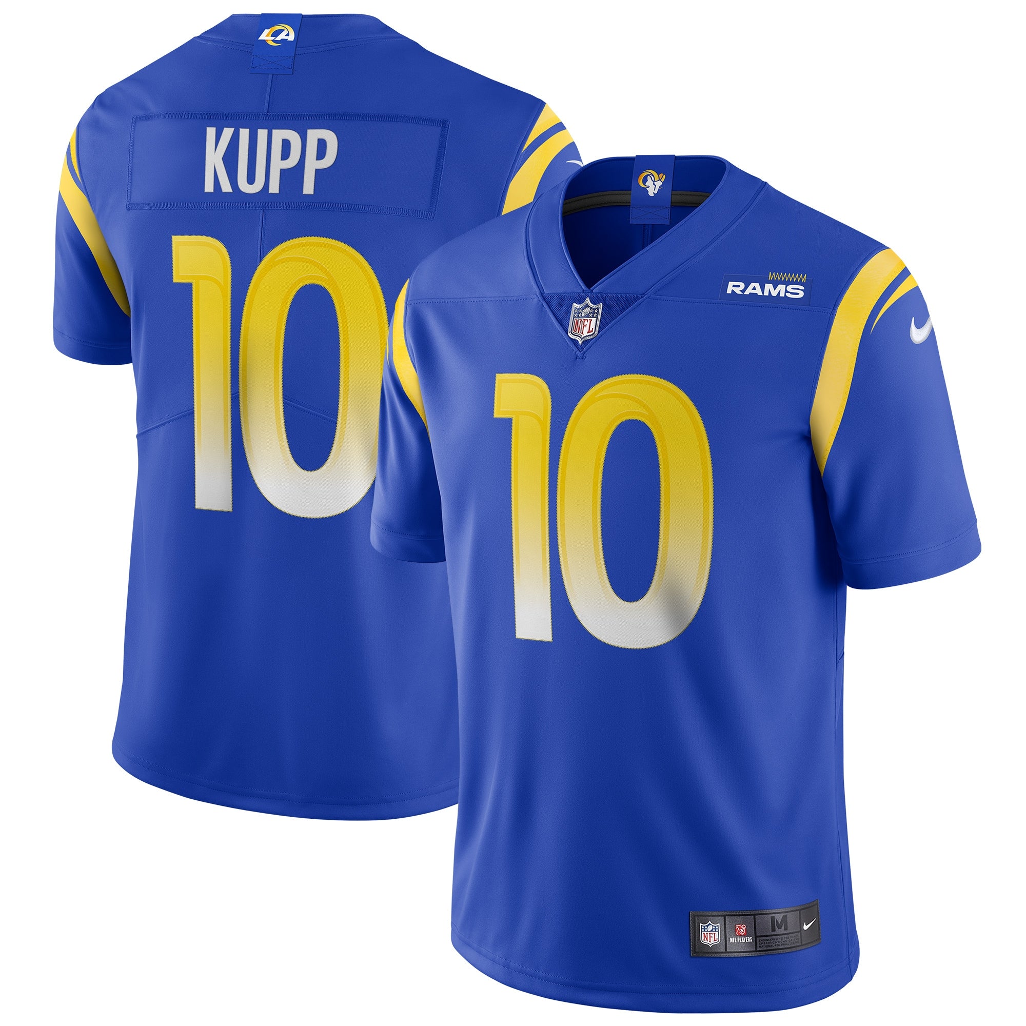 Cooper Kupp Los Angeles Rams Nike Vapor Limited Jersey - Bone/Royal - Image 5