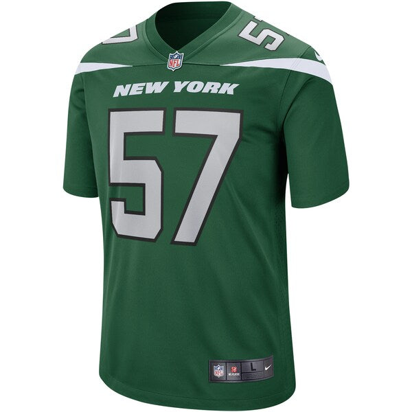 C.J. Mosley New York Jets Nike Game Player Jersey - Gotham Green - Image 2