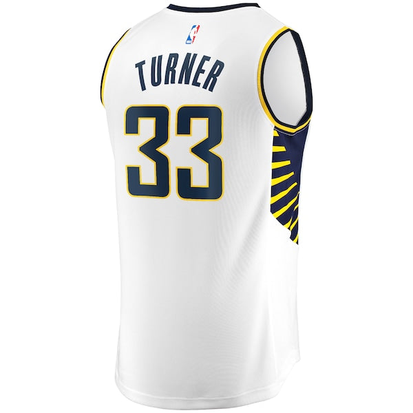 Myles Turner Indiana Pacers Fast Break Replica Player Jersey - White - Association Edition - Image 4