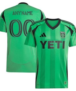 Austin FC adidas 2025 The Heartbeat Kit Replica Custom Jersey - Green