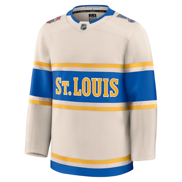 St. Louis Blues 2025 NHL Winter Classic Premium Jersey - Cream - Image 2