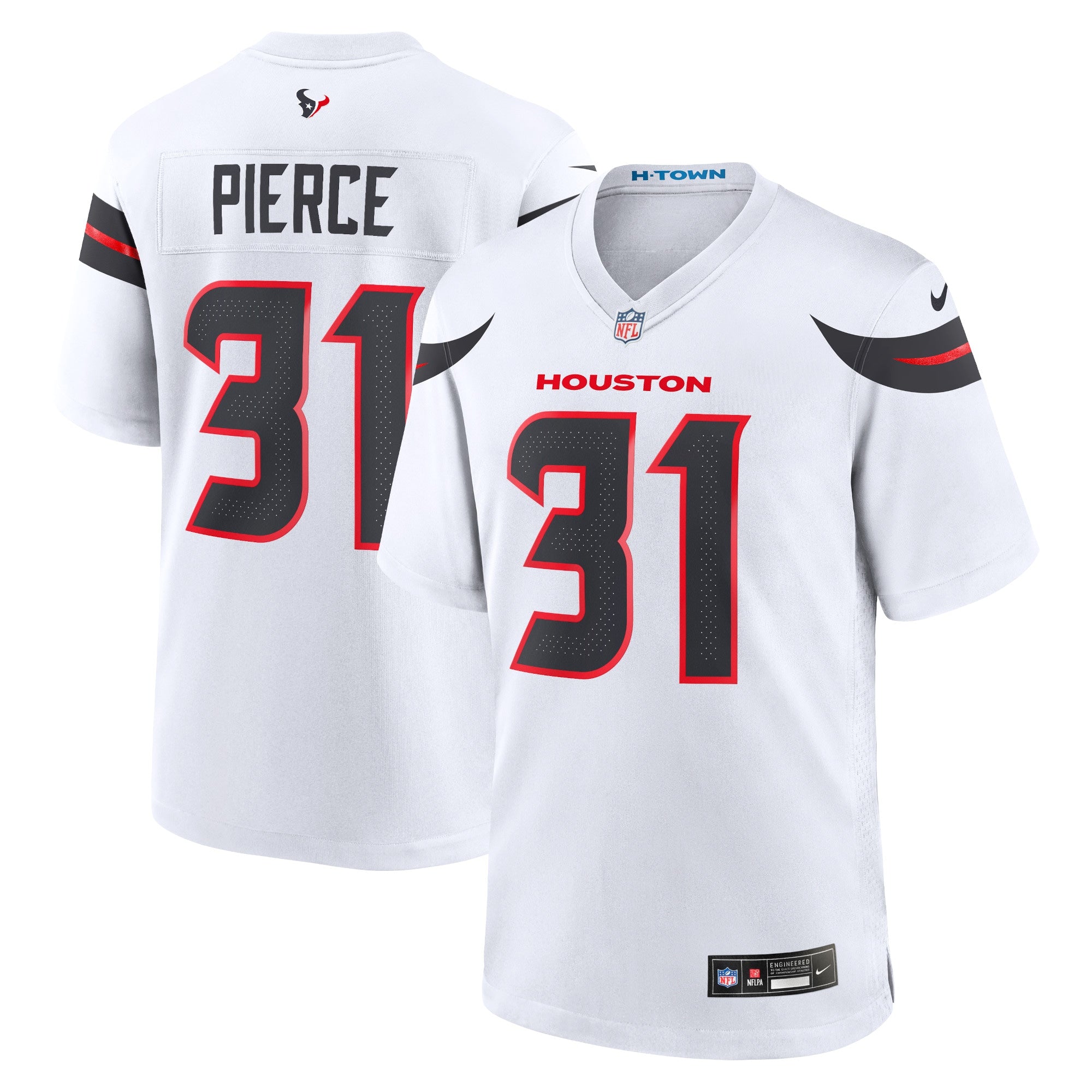 Dameon Pierce Houston Texans Nike Alternate Game Jersey - Red - Image 6