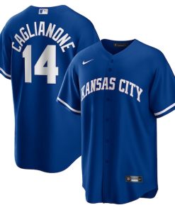 Alternative view of Jac Caglianone Kansas City Royals Nike Alternate Replica Jersey - Royal/White