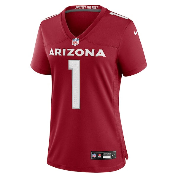 Number 1 Mom Arizona Cardinals Nike Women's Game Jersey - Cardinal - Image 2