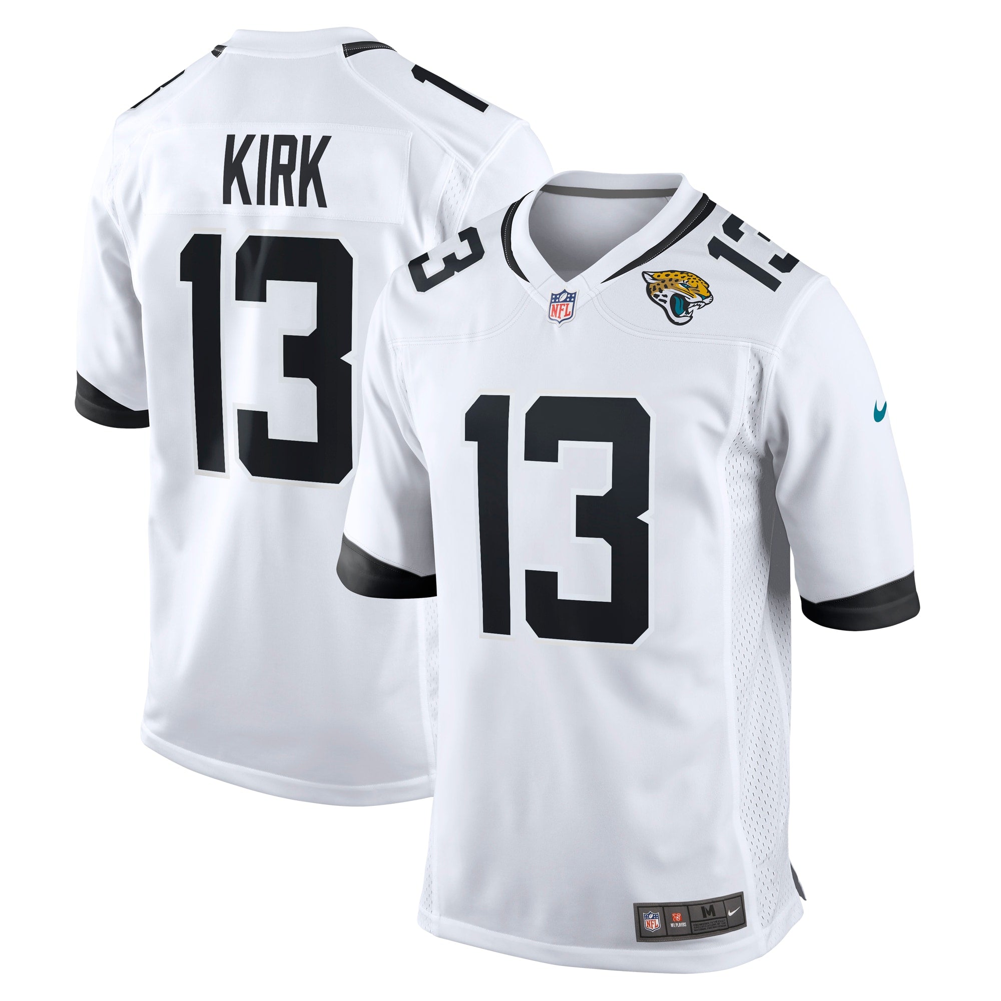Christian Kirk Jacksonville Jaguars Nike Game Jersey - Teal/White - Image 5