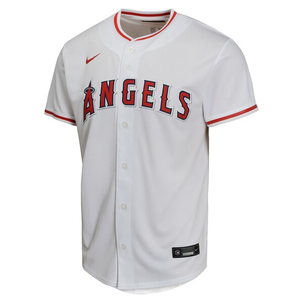 Yusei Kikuchi Los Angeles Angels Nike Youth Home Game Player Jersey - White - Image 2