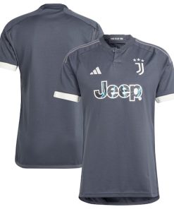 Juventus adidas Youth 2023/24 Third Replica Jersey - Gray