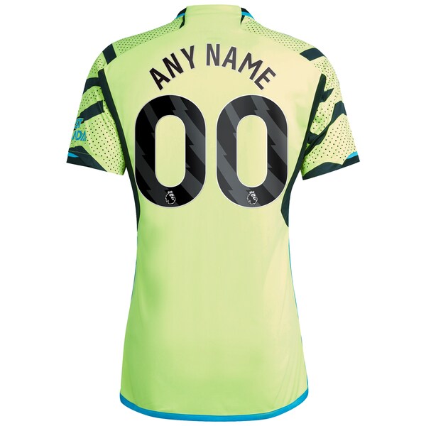 Arsenal adidas 2023/24 Away Replica Custom Jersey - Yellow - Image 3