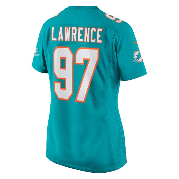 Rashard Lawrence Miami Dolphins Nike Women's Team Game Jersey - Aqua - Image 4