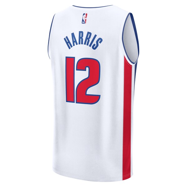 Tobias Harris Detroit Pistons Youth Fast Break Replica Player Jersey - Association - White Edition - Image 3