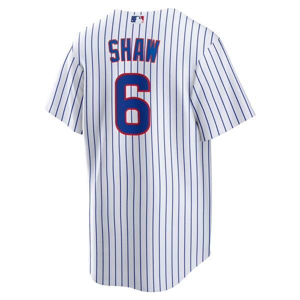 Matt Shaw Chicago Cubs Nike Home Replica Jersey - White - Image 3