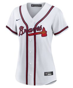 Alternative view of Drake Baldwin Atlanta Braves Nike Women's Home Replica Jersey - White