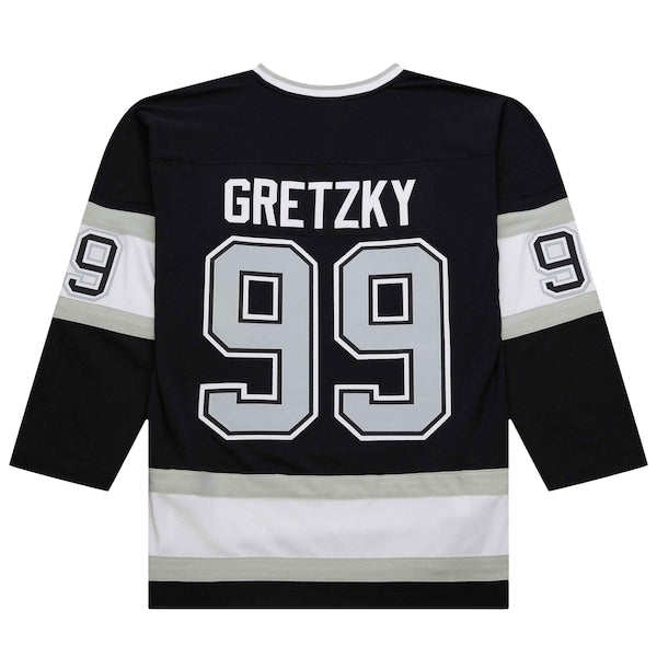 Wayne Gretzky Los Angeles Kings 1992-93 Power Play Jersey - Black - Image 3