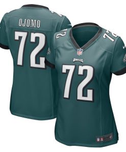 Moro Ojomo Philadelphia Eagles Nike Women's Team Game Jersey - Midnight Green