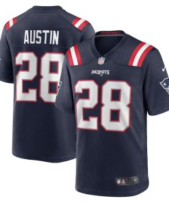 Alex Austin New England Patriots Nike  Game Jersey -  Navy
