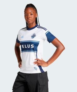 Vancouver Whitecaps FC adidas Women's 2025 The Peak Replica Jersey - White