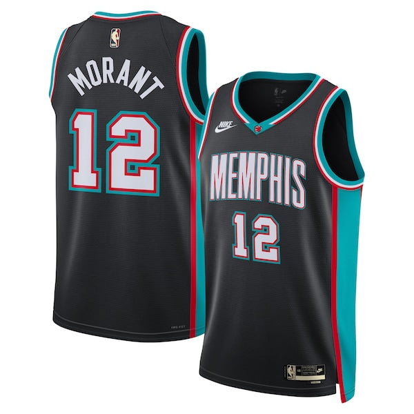 Ja Morant Memphis Grizzlies Nike Unisex Swingman Jersey - Classic Edition - Black
