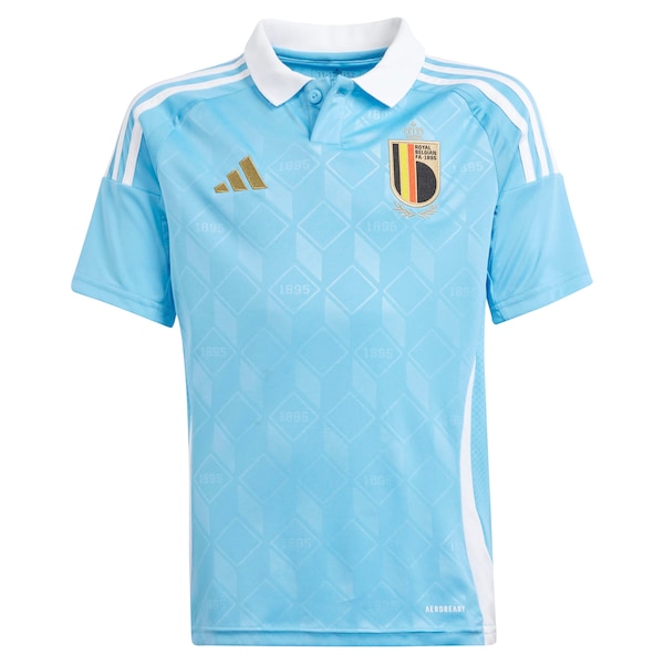 Belgium National Team adidas Youth 2024 Away Replica Jersey - Blue - Image 3