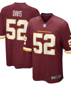Jamin Davis Washington Football Team Nike 2021 NFL Draft First Round Pick Game Jersey - Burgundy