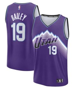 Ace Bailey Utah Jazz  Fast Break Replica Jersey - Purple - Icon Edition