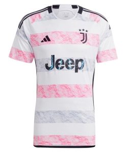 Alternative view of Juventus adidas 2023/24 Away Replica Jersey - White