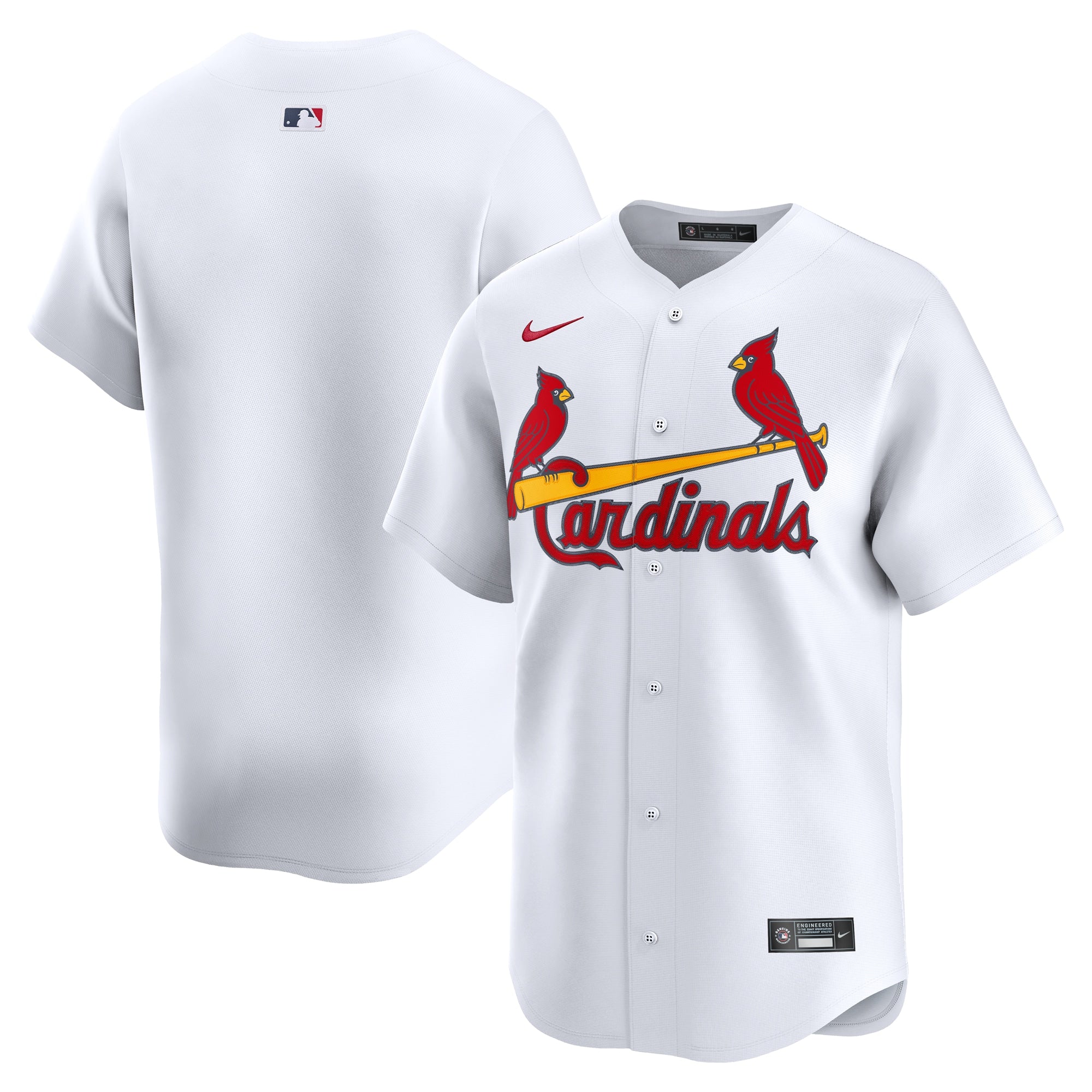 St. Louis Cardinals Nike Alternate Limited Jersey - Light Blue/White - Image 6
