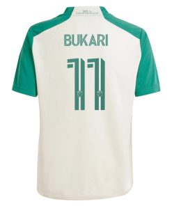 Alternative view of Osman Bukari Austin FC adidas Youth 2024 The Armadillo Kit Replica Player Jersey - Tan