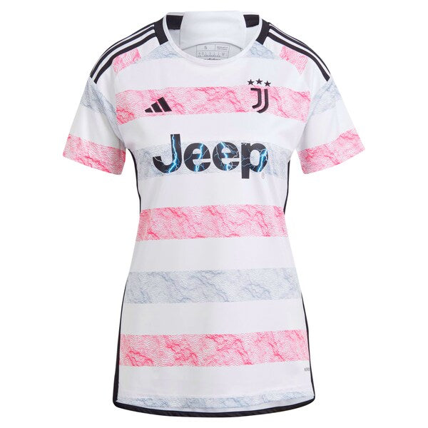 Federico Chiesa Juventus adidas Women's 2023/24 Away Replica Jersey - White - Image 2