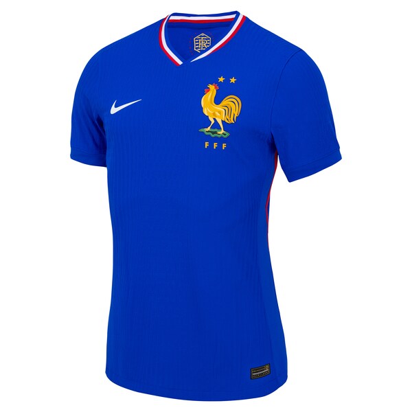 France National Team Nike 2024 Home Authentic Blank Jersey - Blue - Image 3