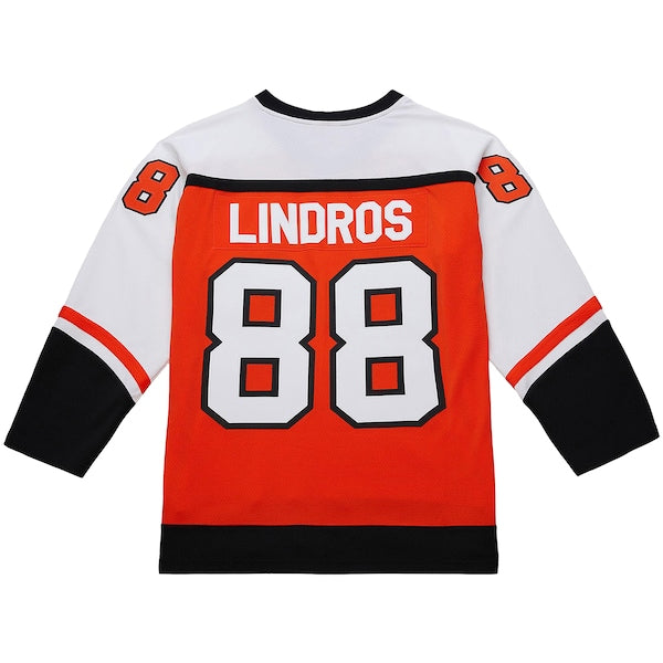 Eric Lindros Philadelphia Flyers Big & Tall 1996-97 Blue Line 2.0 Jersey - Orange - Image 3