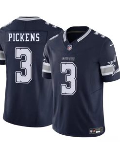 Alternative view of George Pickens Dallas Cowboys Nike Alternate F.U.S.E Limited Jersey - Navy/White