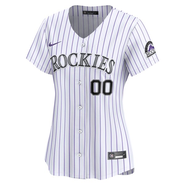 Colorado Rockies Nike Women's Home Limited Custom Jersey - White - Image 2