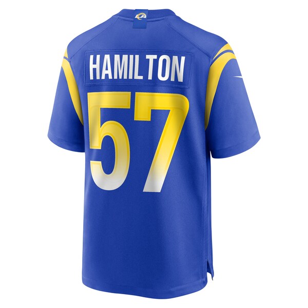 Ty Hamilton Los Angeles Rams Nike Team Game Jersey - Royal - Image 3