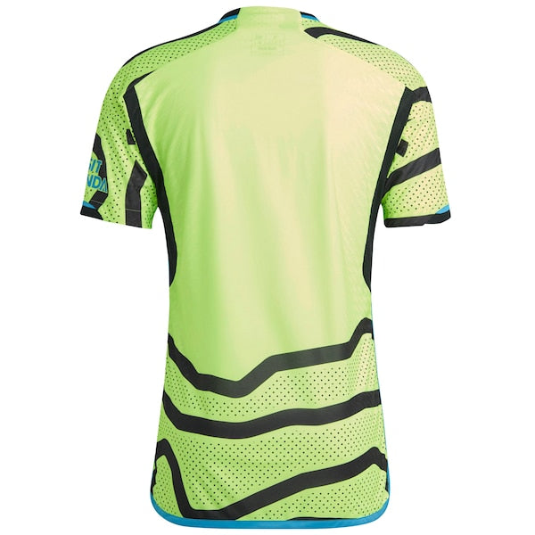 Arsenal adidas 2023/24 Away Replica Jersey - Yellow - Image 3