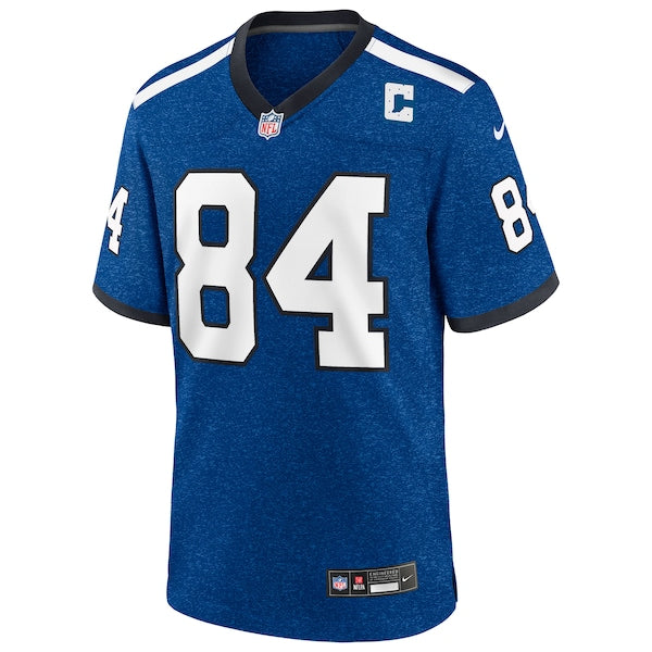 Tyler Warren Indianapolis Colts Nike Alternate 2 Indiana Nights Game Jersey - Heather Royal - Image 2