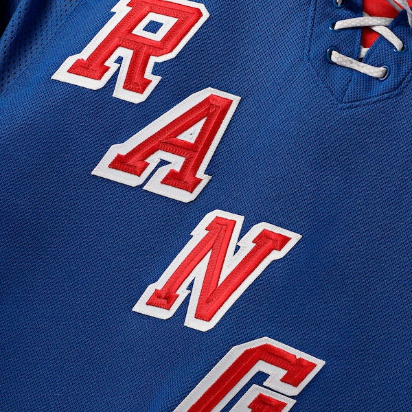 New York Rangers Home Premium Custom Jersey - Royal/Navy/White - Image 8