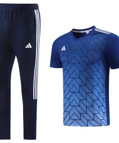 Adidas Short Sleeve Training Jersey Set - AD05- Dark Blue