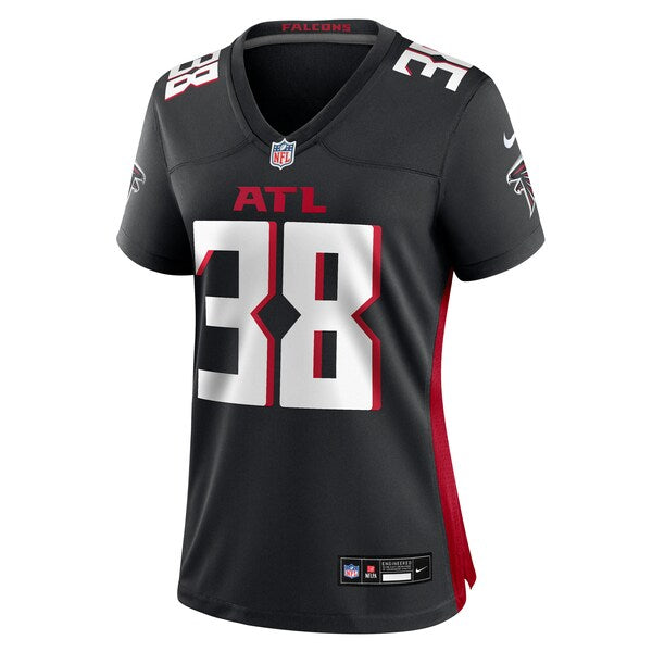 Nathan Carter Atlanta Falcons Nike Women's Team Game Jersey - Black - Image 2