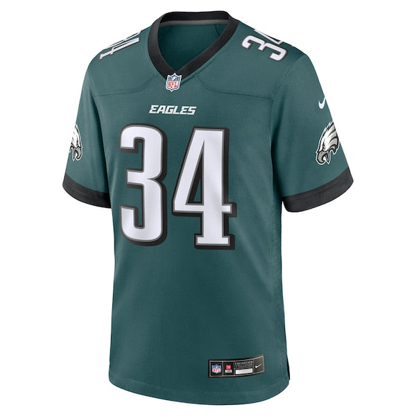 Isaiah Rodgers Philadelphia Eagles Nike Team Game Jersey - Midnight Green - Image 2