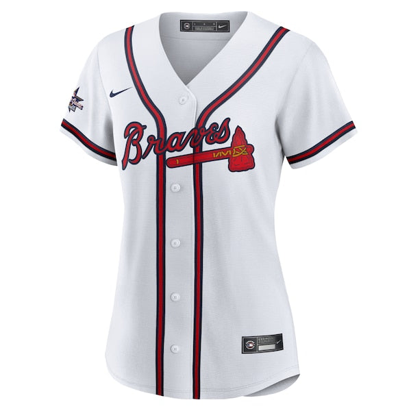 Ronald Acu?a Jr. Atlanta Braves Nike Women's 2025 MLB All-Star Game Home Replica Player Jersey - White - Image 2